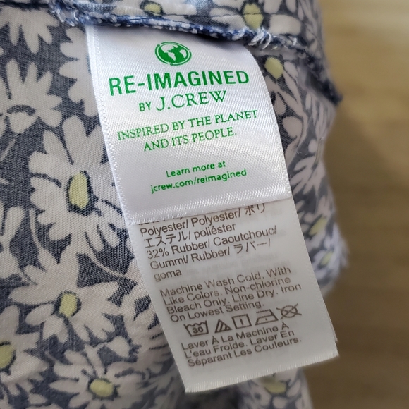 J. CREW XXS floral cottagecore blue and yellow dress Re-imagined - Picture 14 of 15